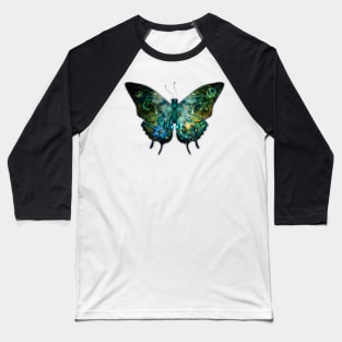 Butterflies, Celestial Garden Butterfly’s Soul in Green Baseball T-Shirt